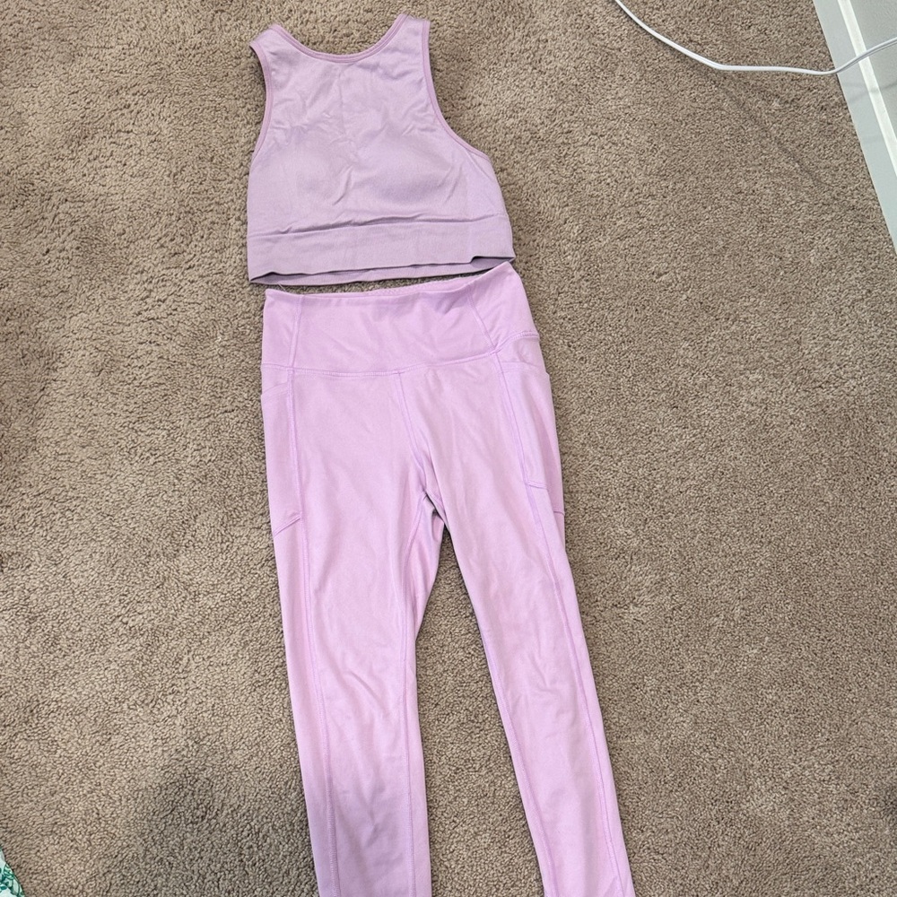 Victoria's Secret Light Purple Leggings Set